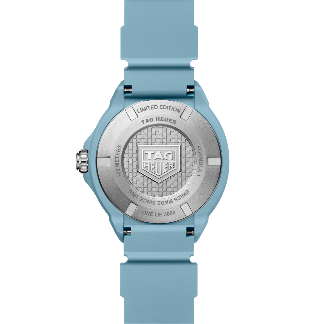 TGHR Formula 1 Solargraph Watch with Light Blue Dial, Limited Edition