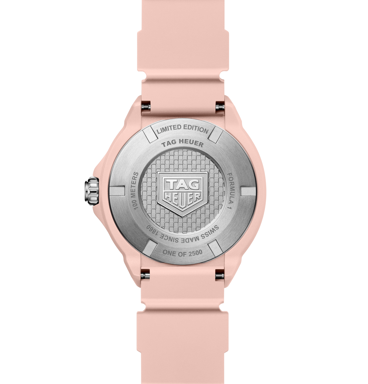 TGHR Formula 1 Solargraph Watch with Light Pink Dial, Limited Edition
