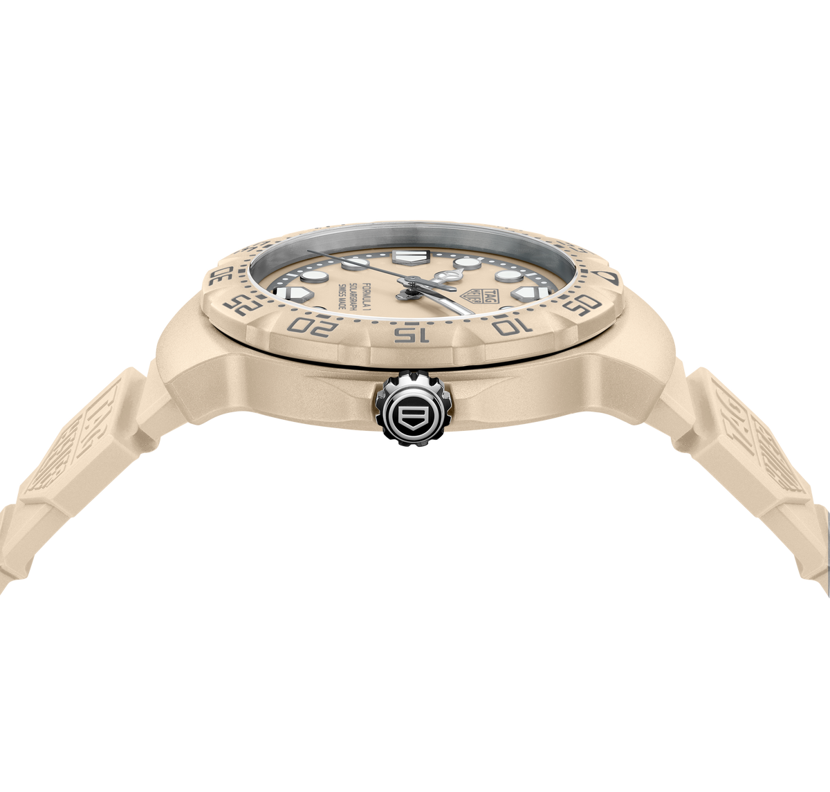 TGHR Formula 1 Solargraph Watch with Beige Dial, Limited Edition