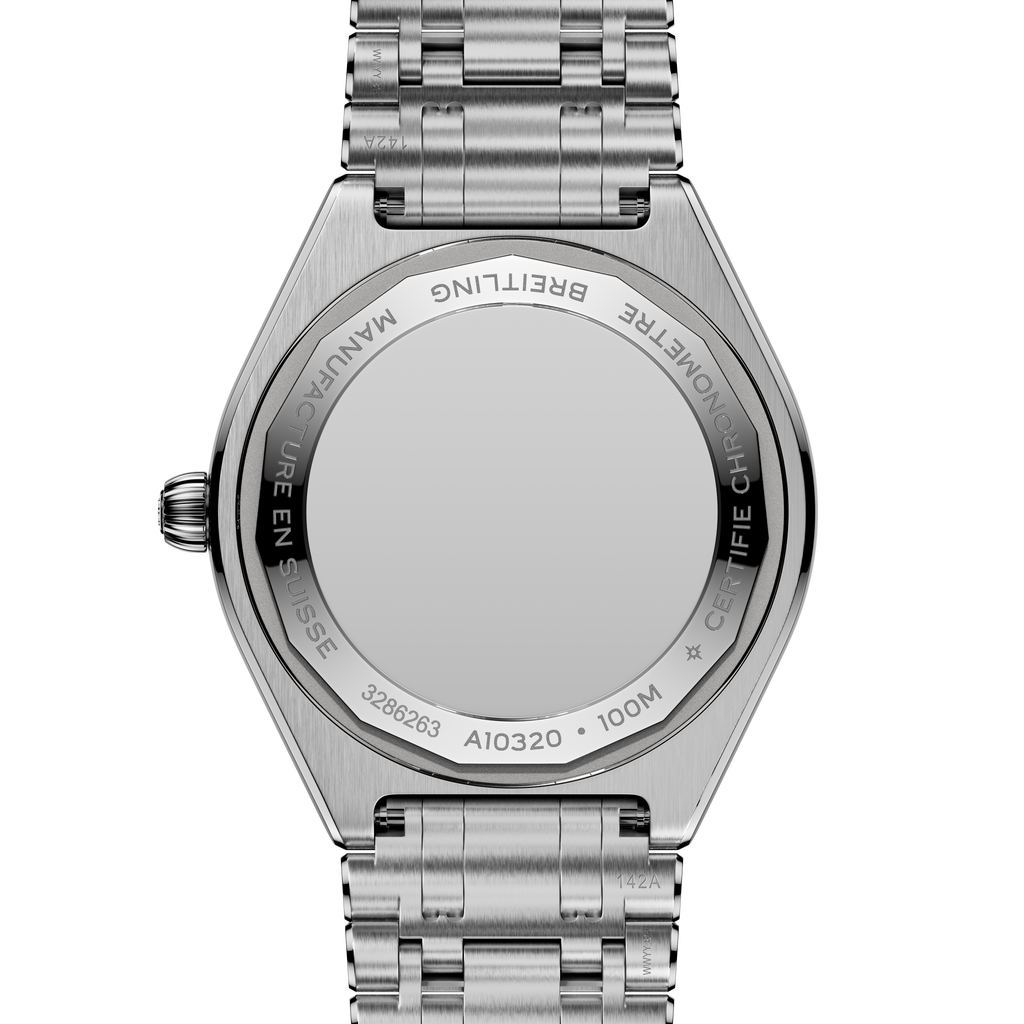 BRT Chronomat Automatic 36 Watch with Gray Mother of Pearl Dial