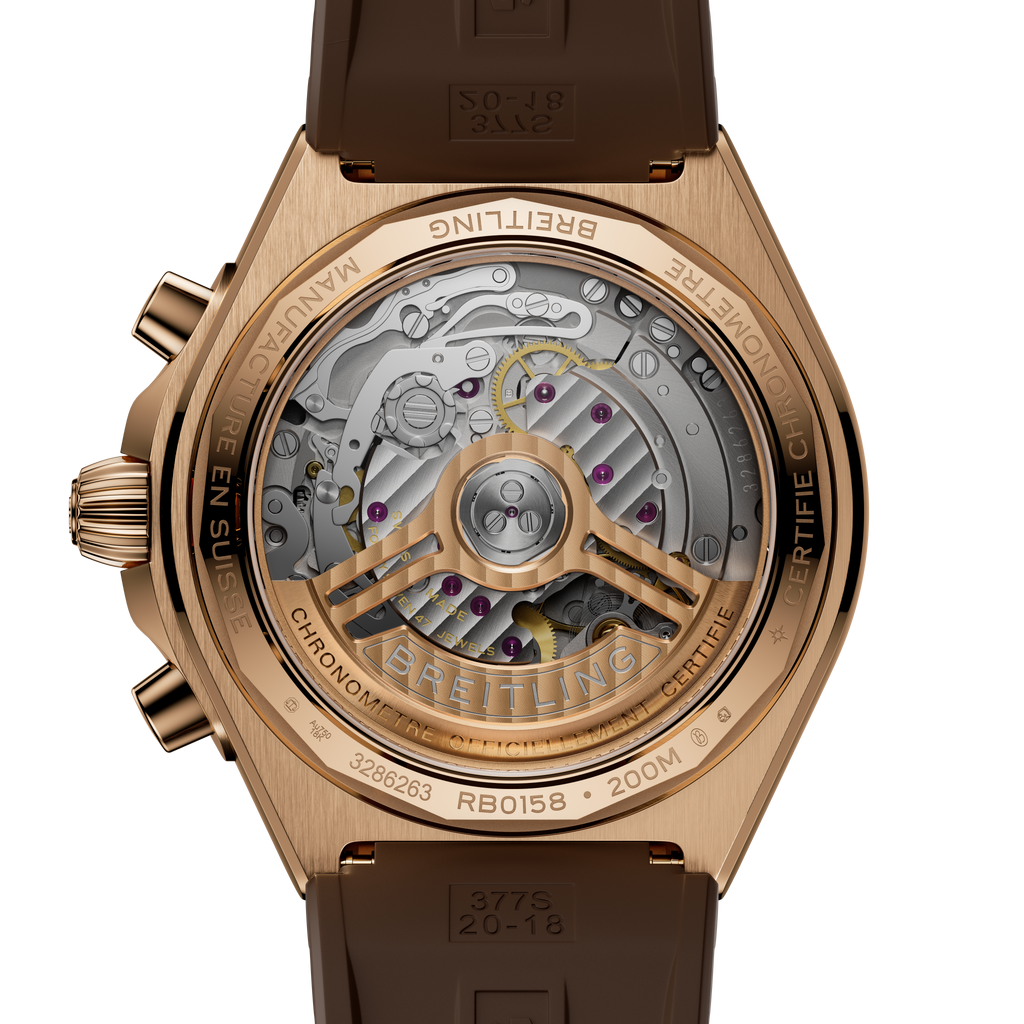 BRT Chronomat B01 Chronograph 42 Watch with Chocolate Panda Dial
