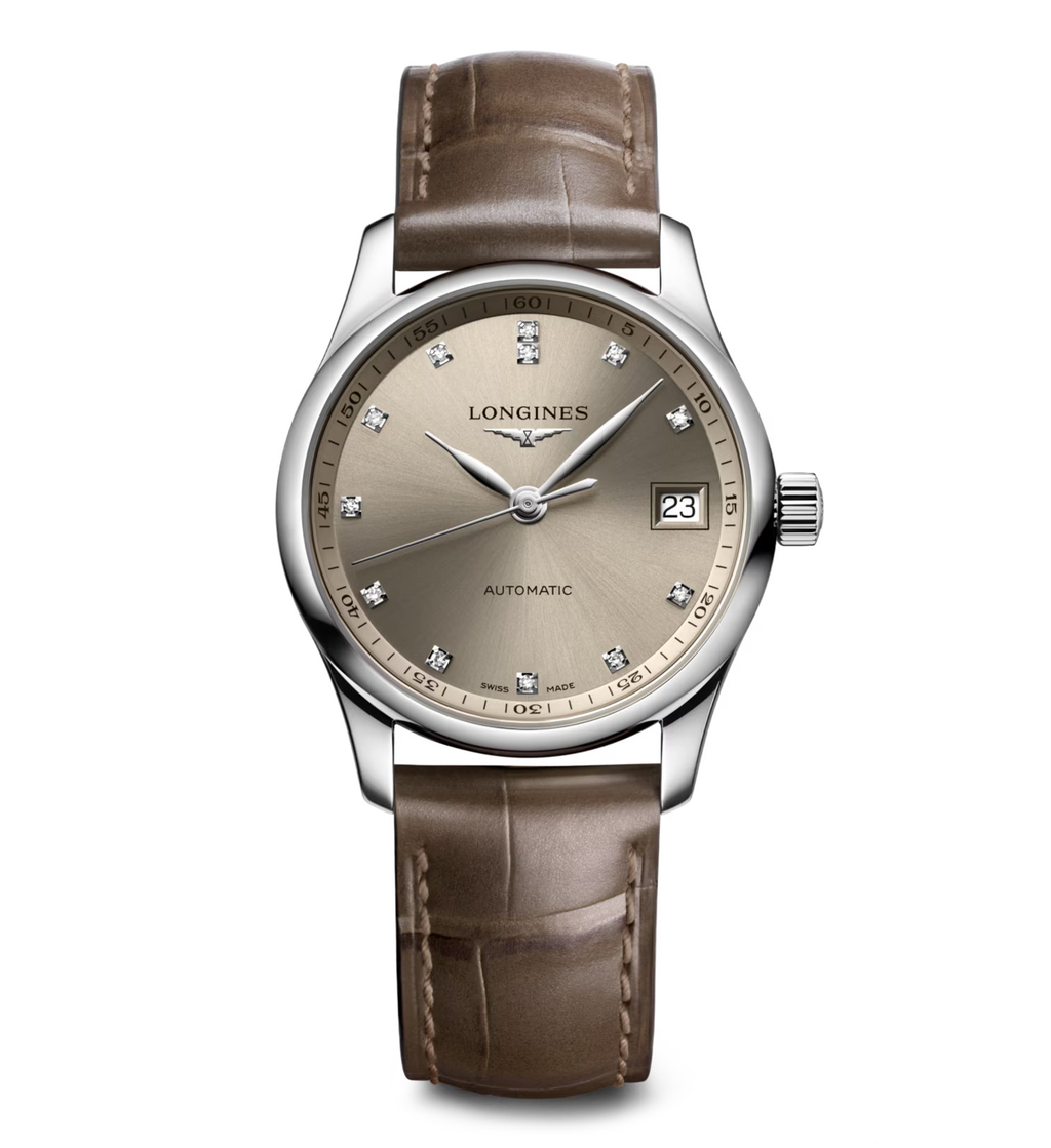 LNGS Master 34mm Watch with Beige Dial
