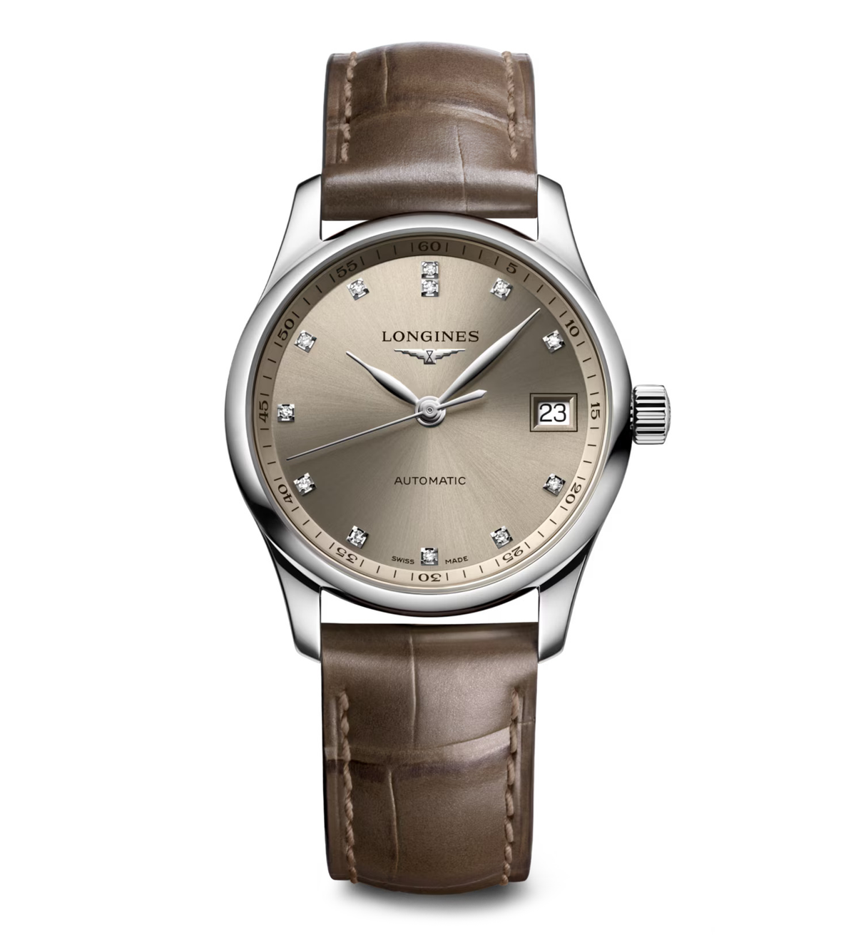 LNGS Master 34mm Watch with Beige Dial