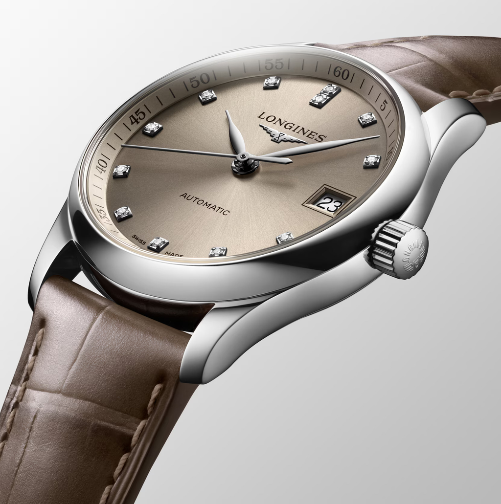 LNGS Master 34mm Watch with Beige Dial