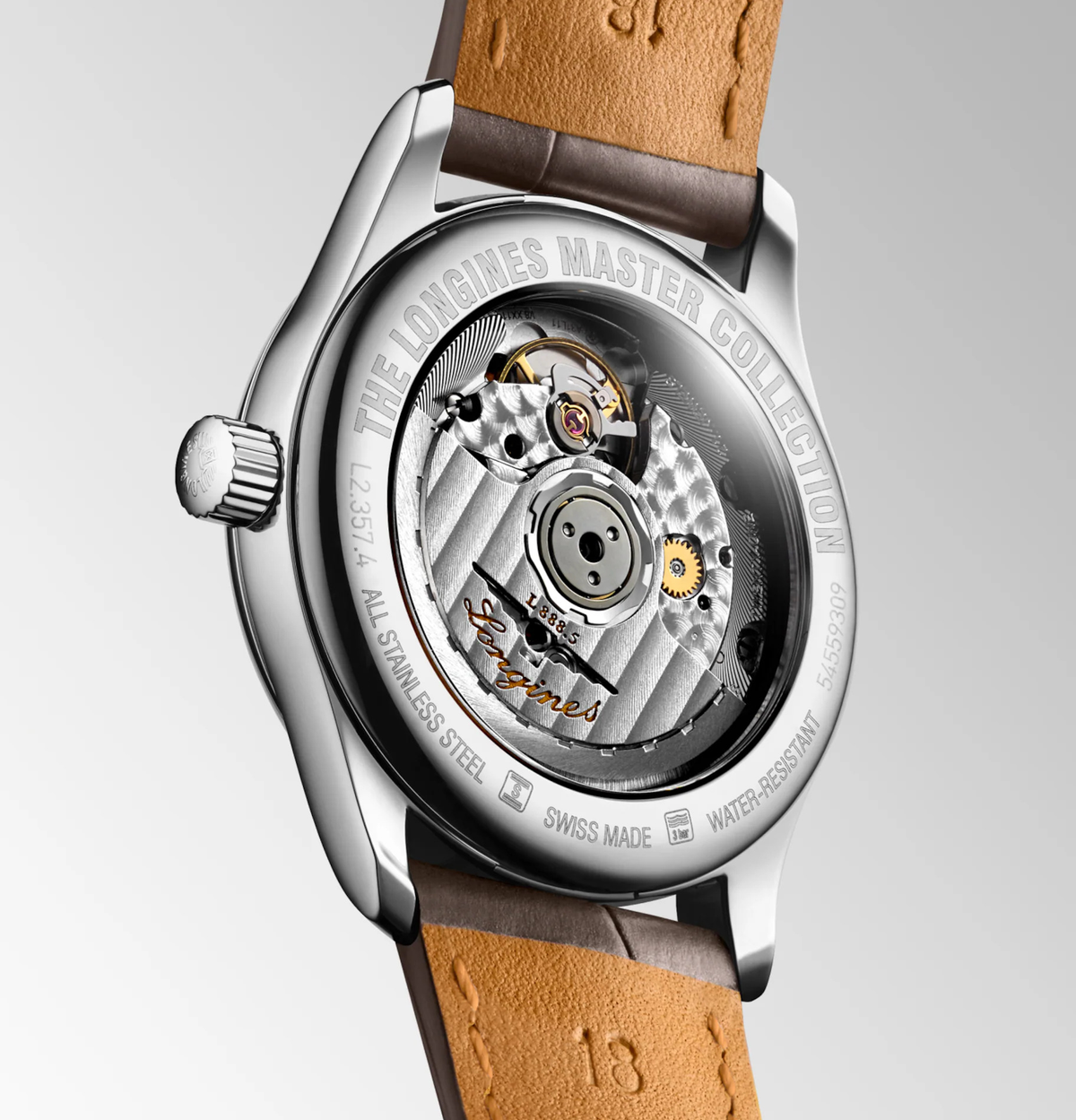 LNGS Master 34mm Watch with Beige Dial