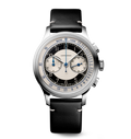 LNGS Heritage Classic Chronograph 40mm Watch with Leather Strap