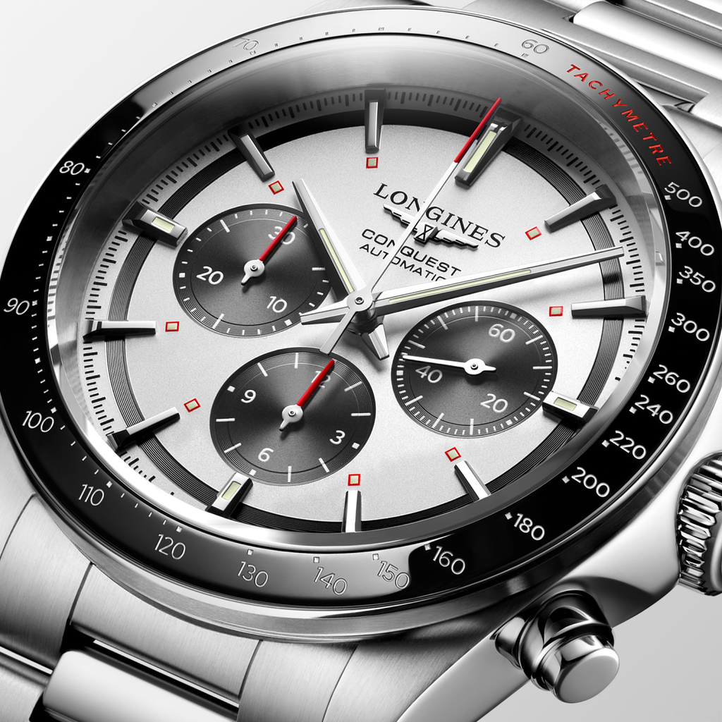 LNGS Conquest 42mm Watch with Panda Dial