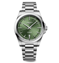 LNGS Conquest 41mm Watch with Sunray Green Dial