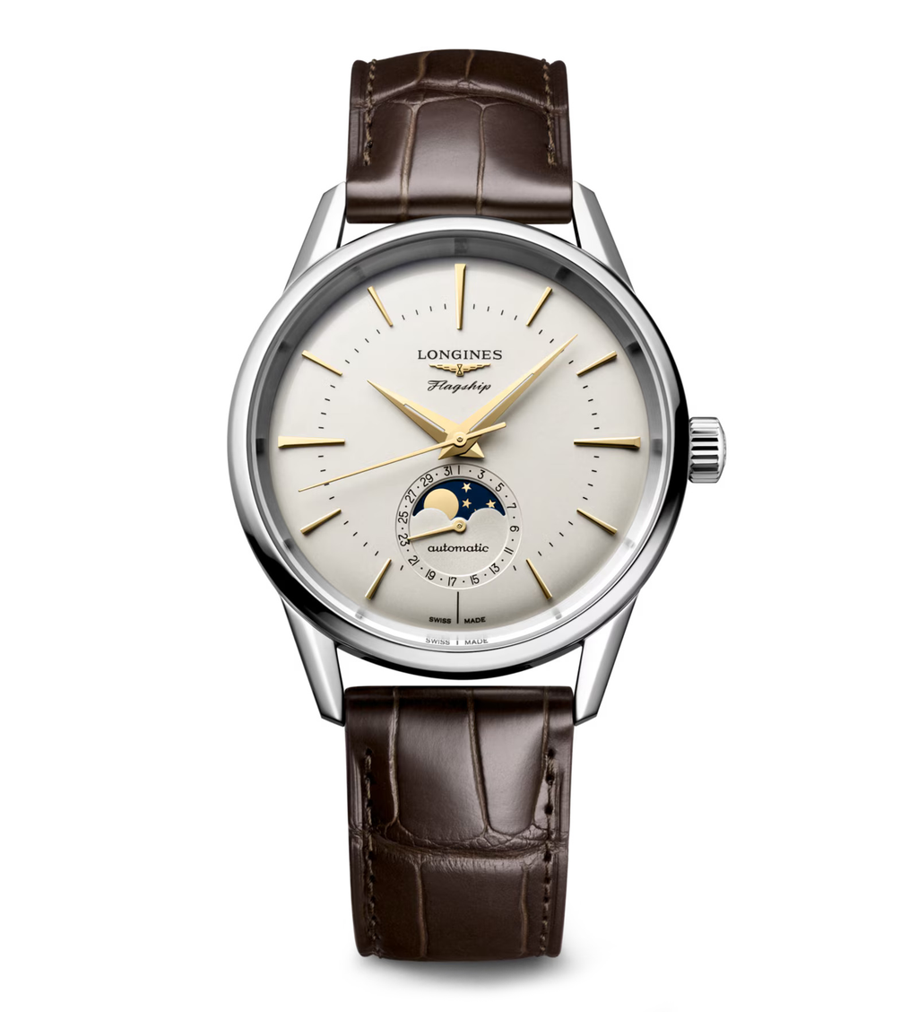 LNGS Flagship Heritage 38.50mm Watch with Silver Dial