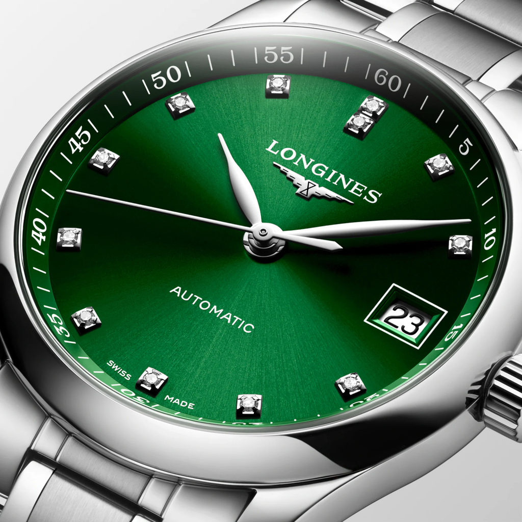LNGS Master 34mm Watch with Green Dial