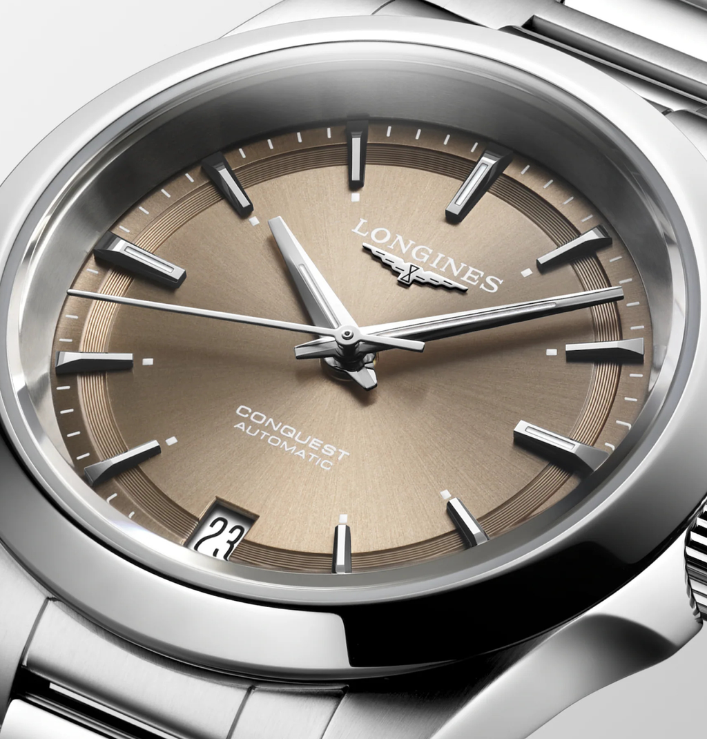 LNGS Conquest 34mm Watch with Bronze Dial