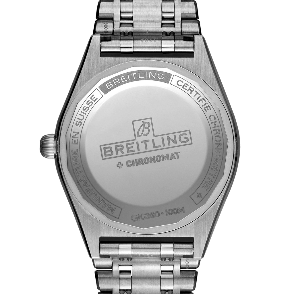 BRT Chronomat Automatic 36 Watch with Stainless Steel & 18K White Gold Bracelet