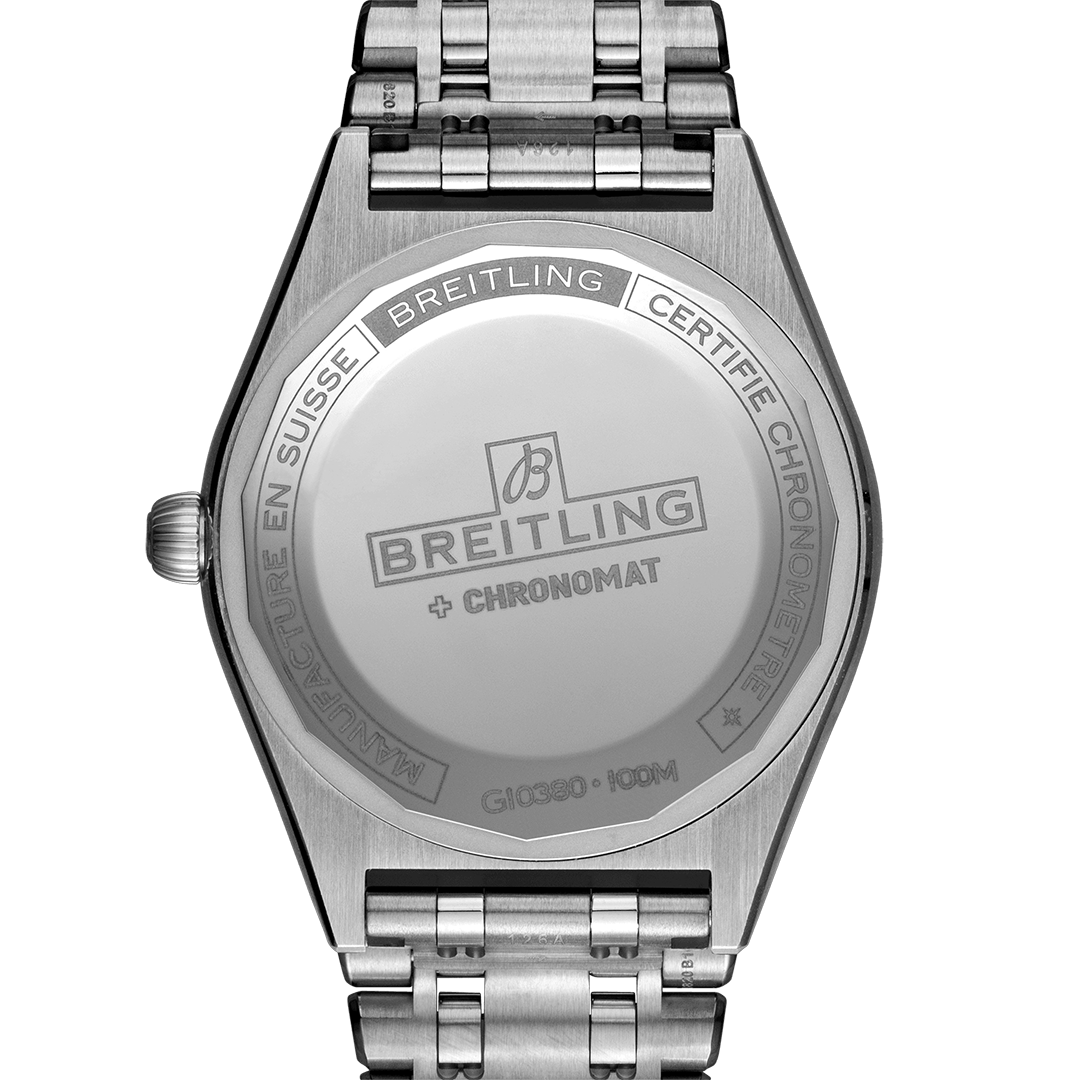 BRT Chronomat Automatic 36 Watch with Stainless Steel & 18K White Gold Bracelet