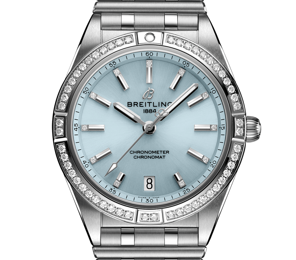 BRT Chronomat Automatic 36 Watch with Stainless Steel & 18K White Gold Bracelet