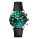 TGHR Carrera Chronograph Watch with Teal Dial