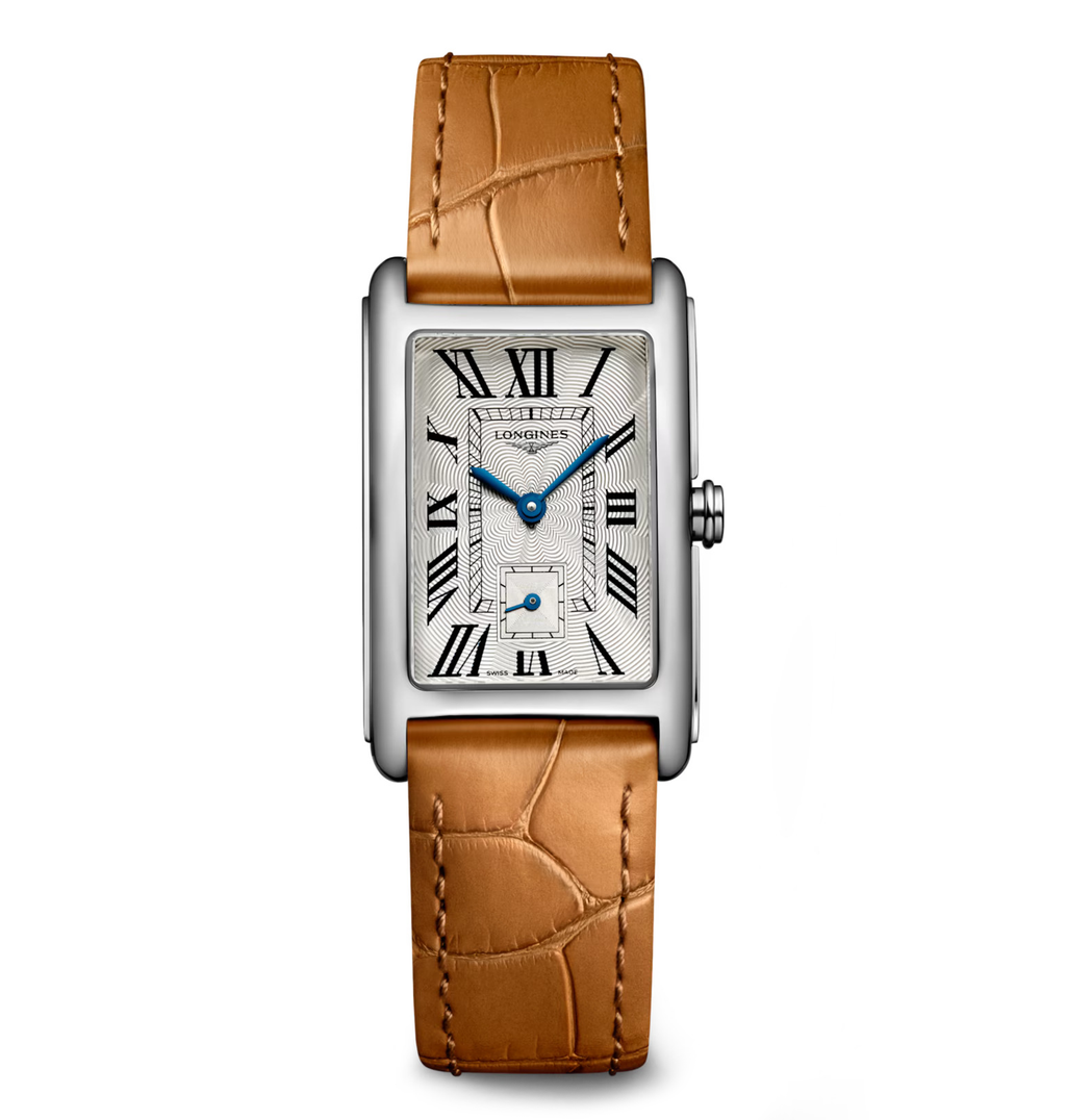 LNGS DolceVita Watch with Beige Leather Strap