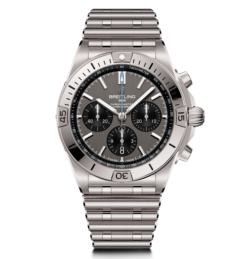 BRT Chronomat B01 42 Watch with Titanium Rouleaux Bracelet