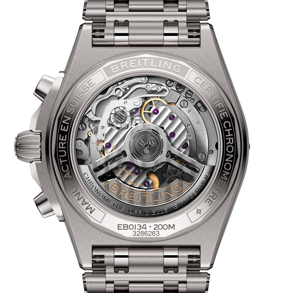 BRT Chronomat B01 42 Watch with Titanium Rouleaux Bracelet