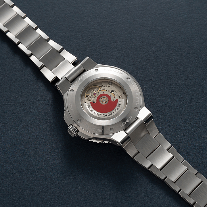 ORS Aquis Date Watch with Stainless Steel Bracelet, 43.50mm