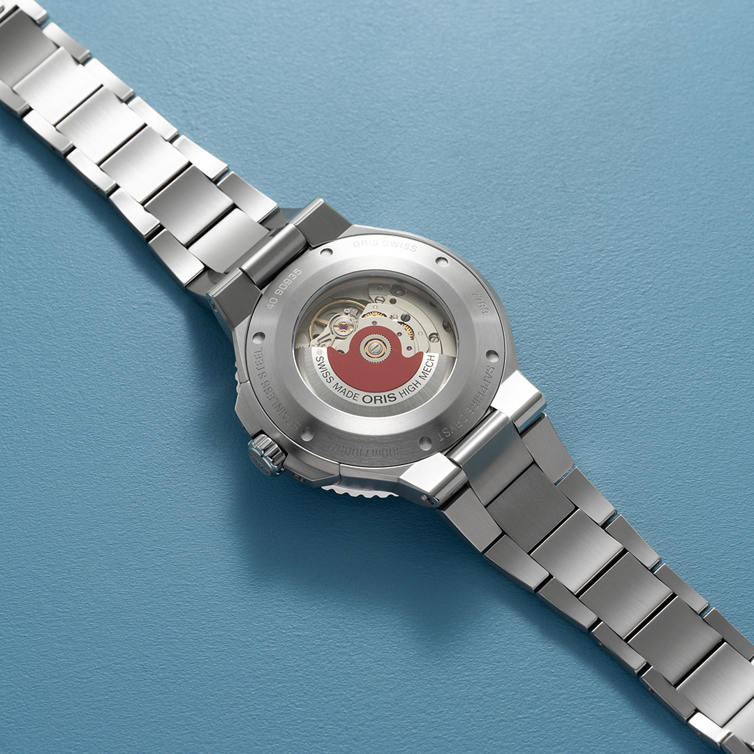 ORS Aquis Date Upcycle Watch with Multicoloured Dial, 43.50mm