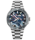 ORS Aquis Date Upcycle Watch with Multicoloured Dial, 43.50mm
