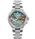 ORS Aquis Date Upcycle Watch with Multicoloured Dial, 36.50mm