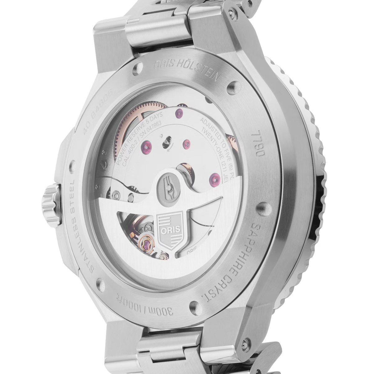 ORS Aquis Date Calibre 400 Watch with Green Dial, 43.50mm