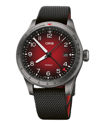 ORS ProPilot GMT Watch with Textile Strap, 41.50mm