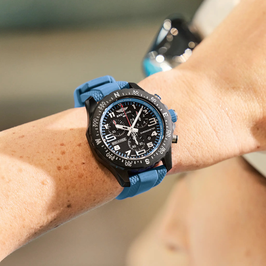 BRT Endurance Pro 44 Watch with Light Blue Strap