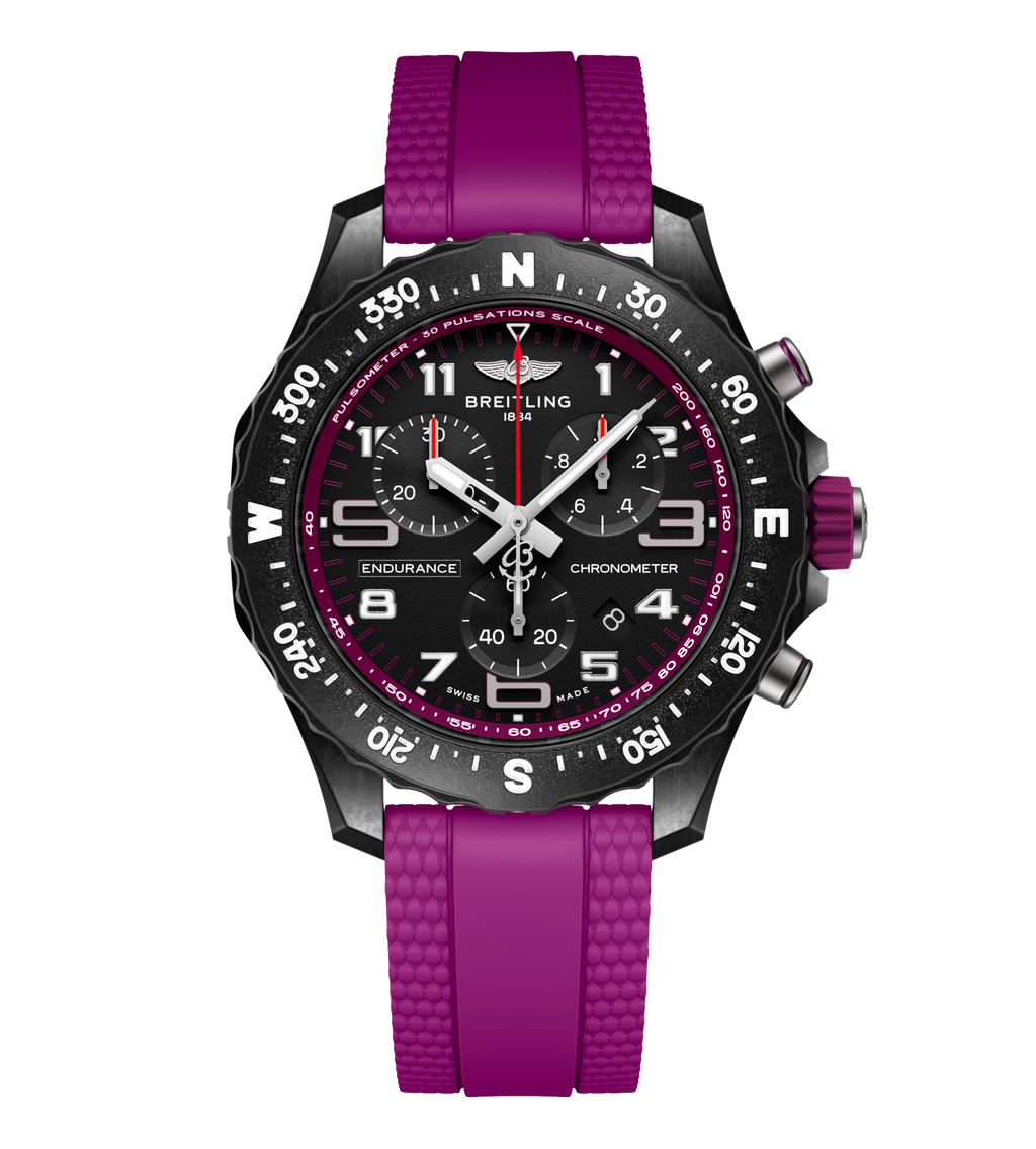 BRT Endurance Pro 38 Watch with Purple Strap