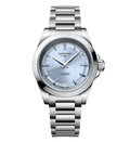 LNGS Conquest 34mm Watch with Baby Blue Dial
