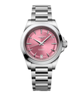 LNGS Conquest 34mm Watch with Pink Dial