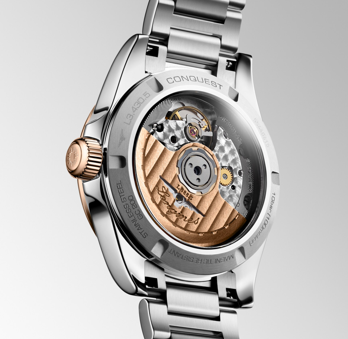 LNGS Conquest 34mm Watch with Purple Dial