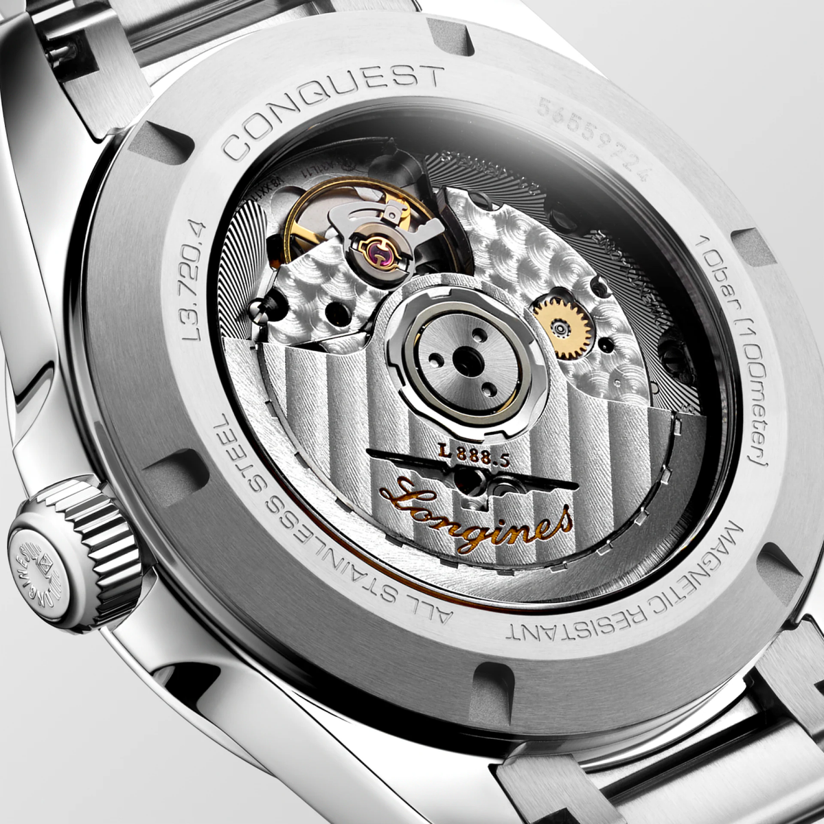 LNGS Conquest 38mm Watch with Champagne Dial