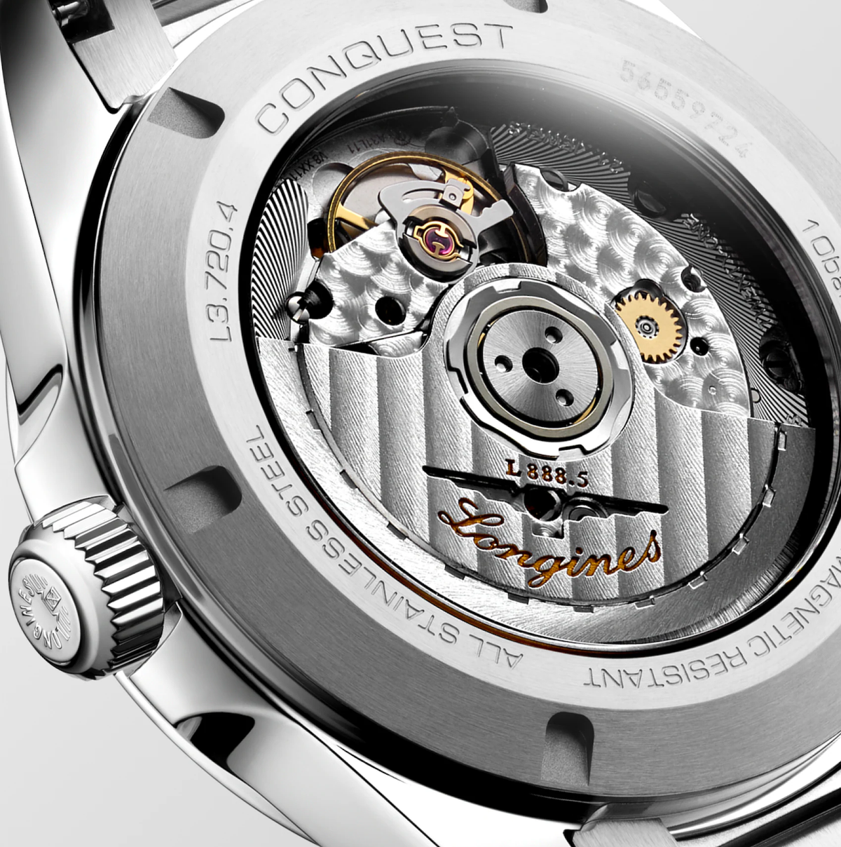 LNGS Conquest 38mm Watch with Black Dial