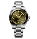 LNGS Hydroconquest 43mm Watch with Green Dial