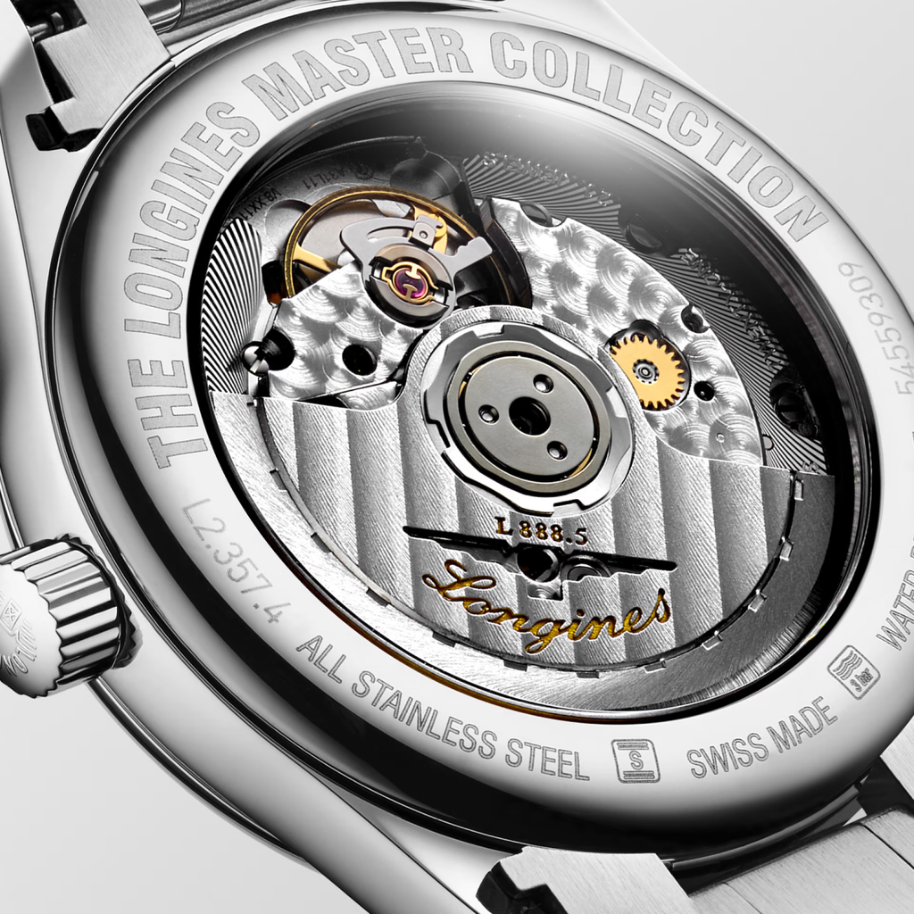 LNGS Master 34mm Watch with Stainless Steel Bracelet