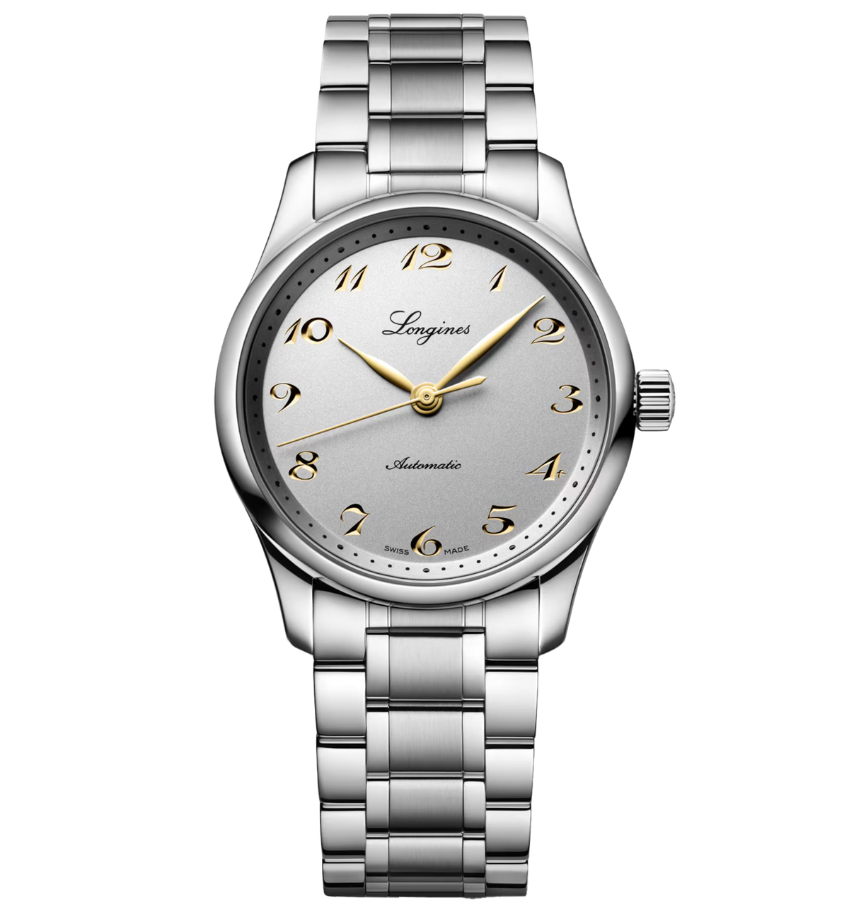 LNGS Master 34mm Watch with Stainless Steel Bracelet