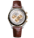 OMG Speedmaster Moonwatch Professional, 42mm with Brown Leather Strap