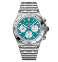 BRT Chronomat B01 42 NFL Miami Dolphins Edition with Stainless Steel Bracelet