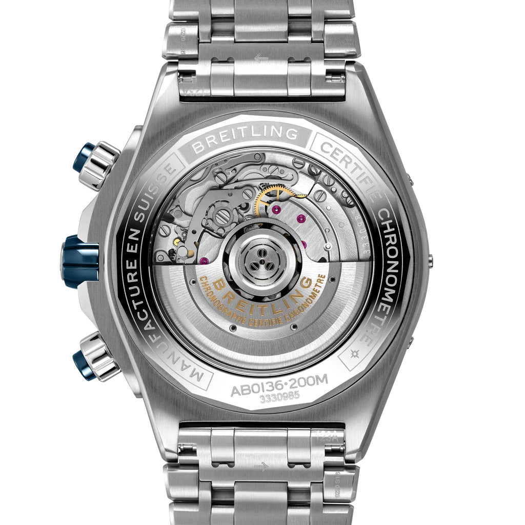 BRT Super Chronomat B01 44 Watch with Blue Dial