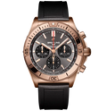 BRT Chronomat B01 42 Watch with Black Rubber Strap