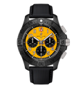 BRT Avenger B01 Chronograph 44 Night Mission Watch with Black Strap