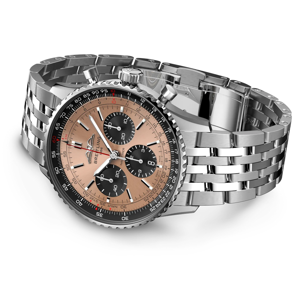 BRT Navitimer B01 Chronograph 43 Watch with Bronze Dial