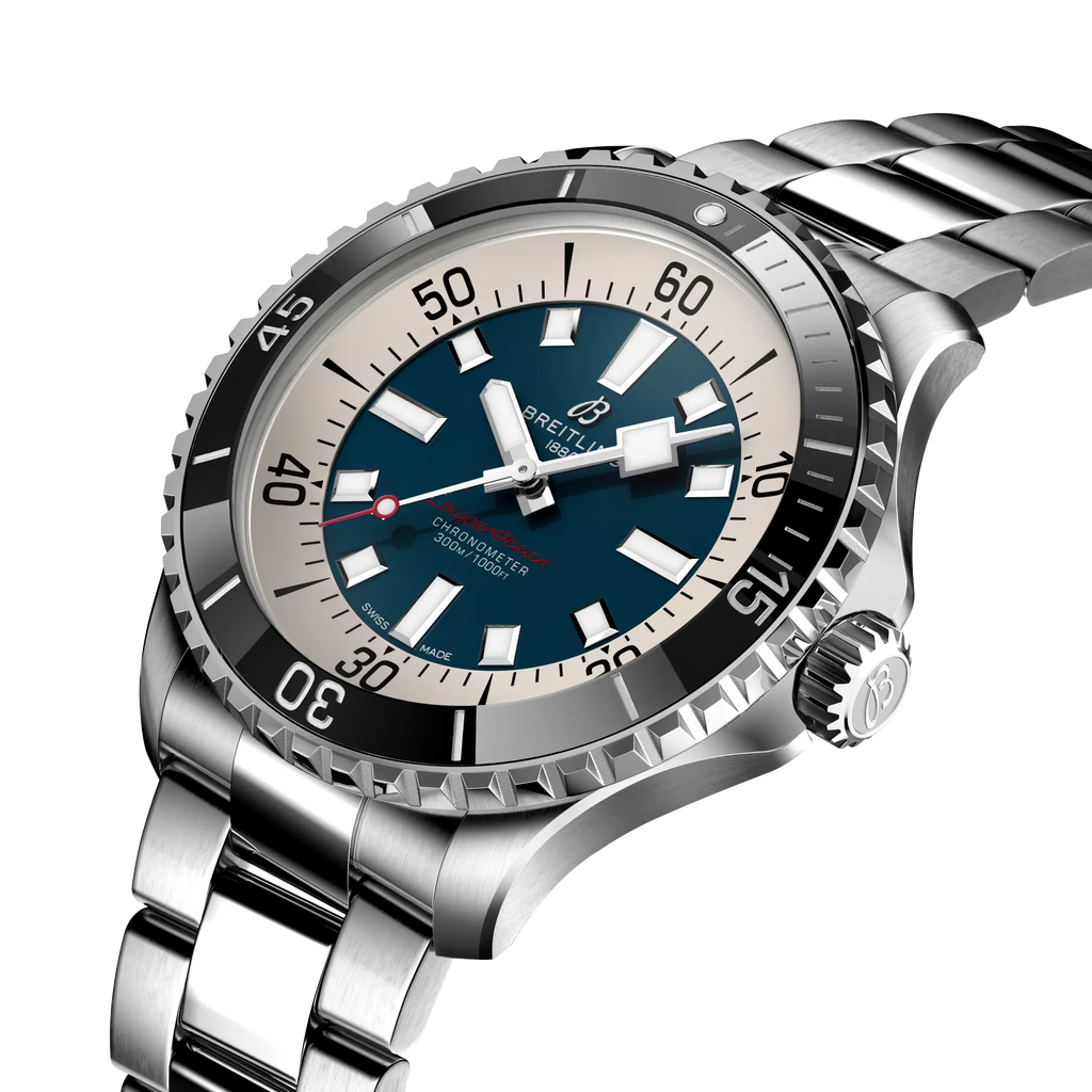 BRT Superocean Automatic 44 Watch with Dark Blue Dial