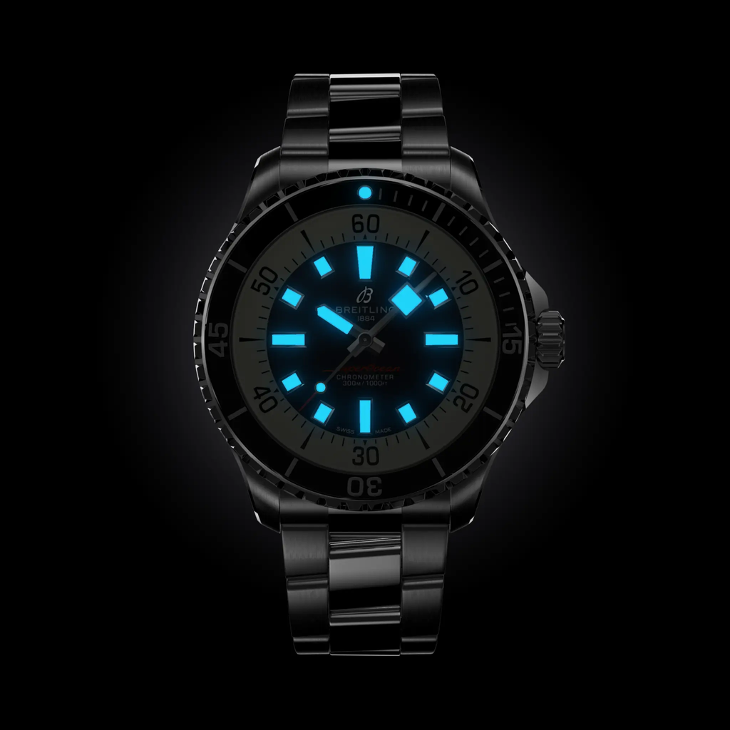 BRT Superocean Automatic 44 Watch with Dark Blue Dial