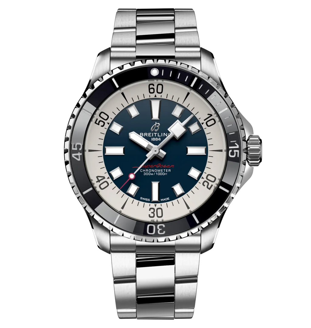 BRT Superocean Automatic 44 Watch with Dark Blue Dial