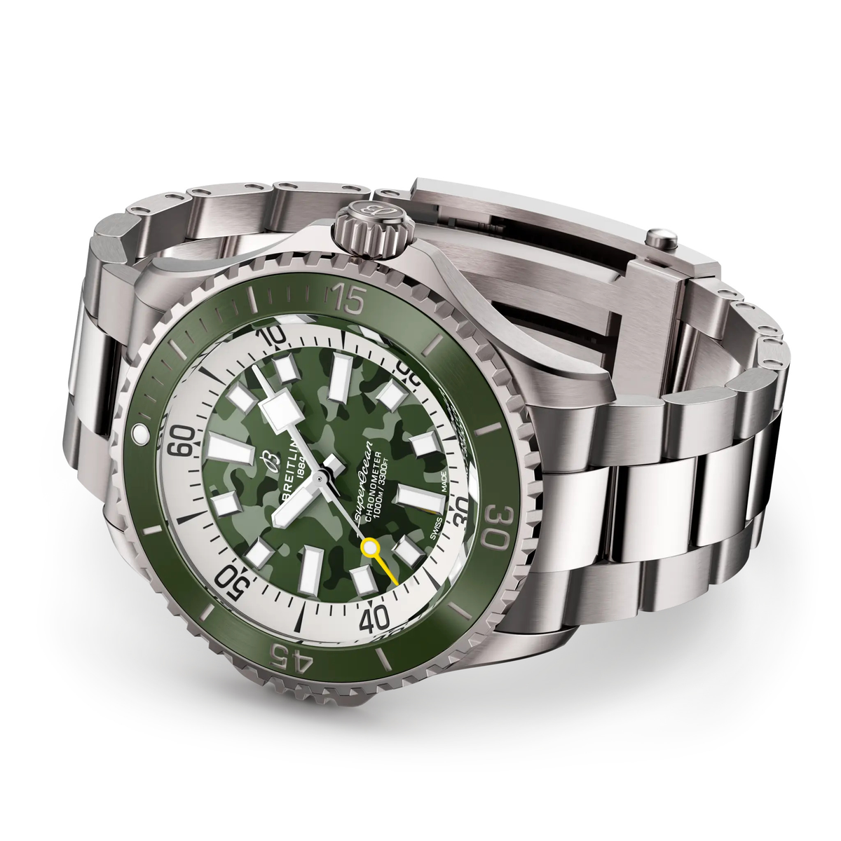 BRT Superocean Automatic 46 Super Diver Watch with Titanium Bracelet