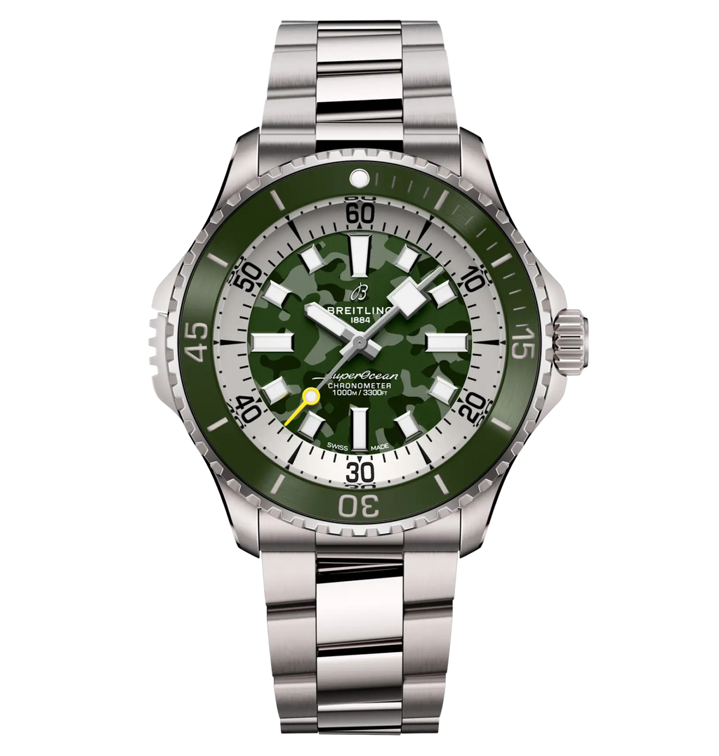 BRT Superocean Automatic 46 Super Diver Watch with Titanium Bracelet