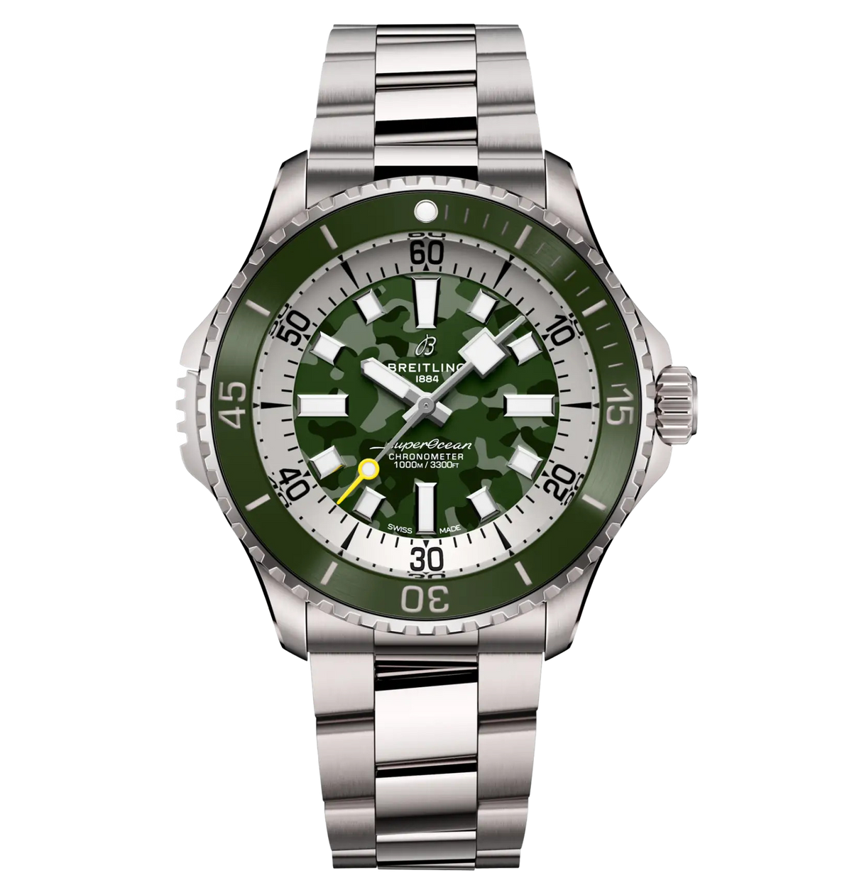 BRT Superocean Automatic 46 Super Diver Watch with Titanium Bracelet